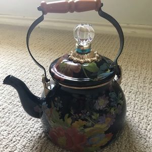 Mackenzie-Childs teakettle black